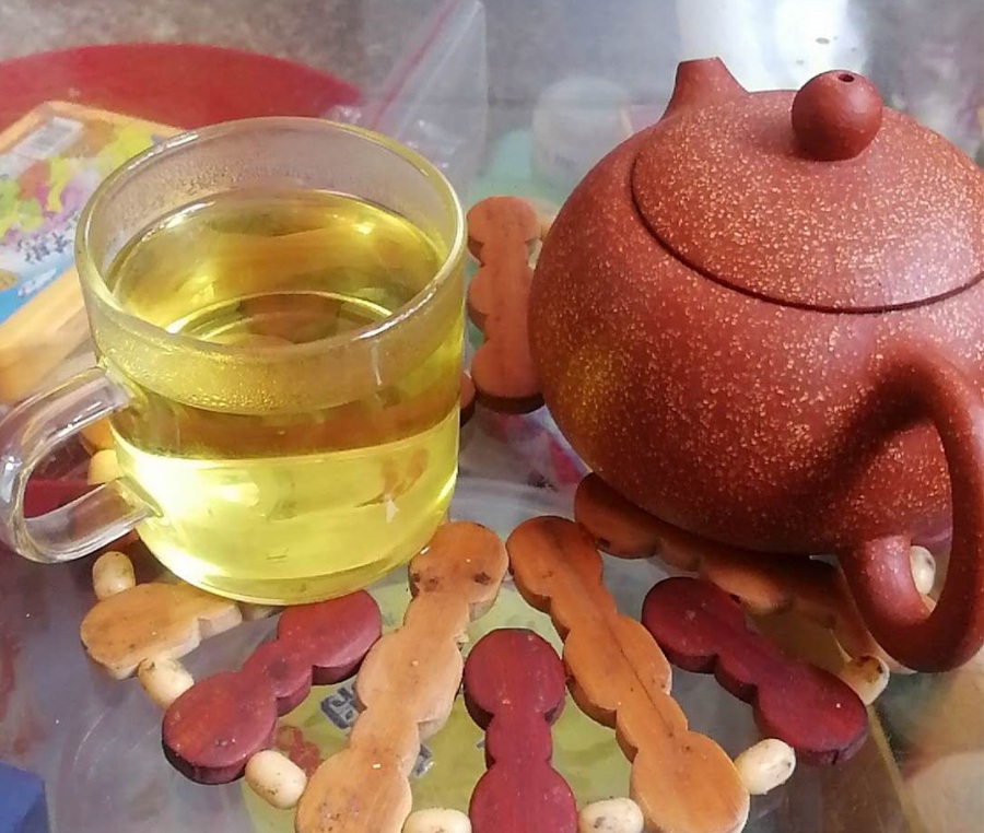 没想到,竹叶茶也挺不错的